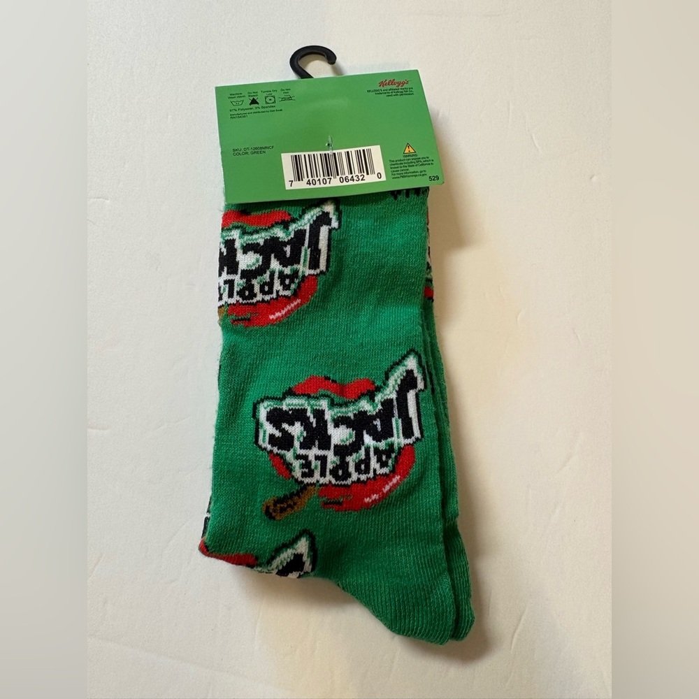 Apple Jacks Green Men's Socks - Picture 4 of 4